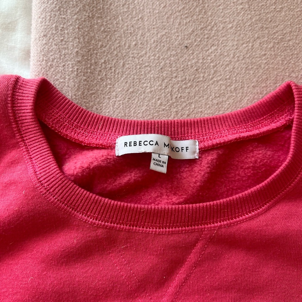 Pink Puff Sleeve Sweater - Picture 2 of 3